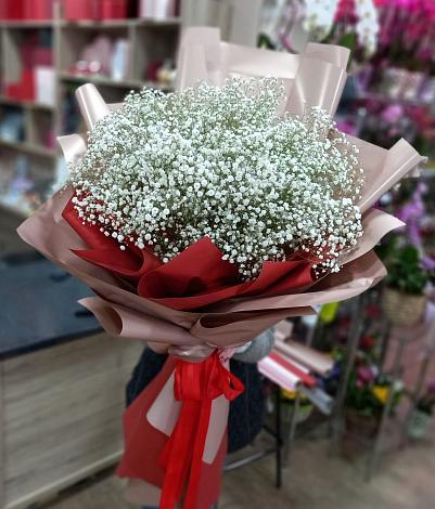 Букет цветов из: Гипсофила в Осеченки