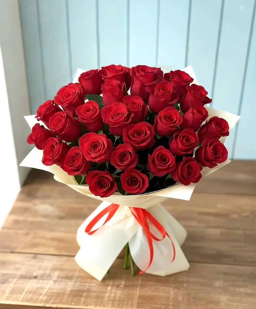 Букет 29 Красных роз в Осеченки