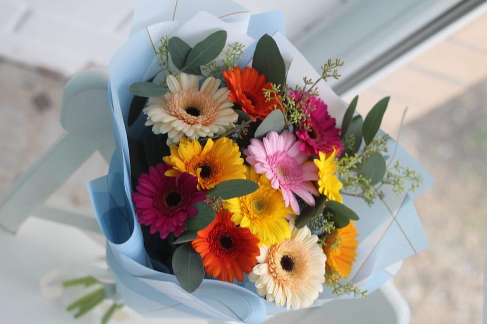 Букет цветов из: Герберы в Осеченки