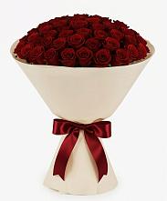 Букет 101 Бордовая роза Блэк Бакарра в Осеченки