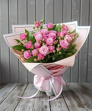 Букет Розовый кустик в Осеченки