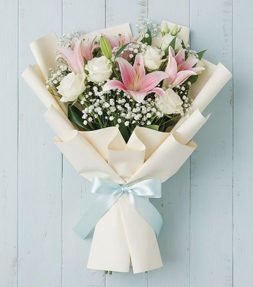 Букет цветов из: Лилии в Осеченки