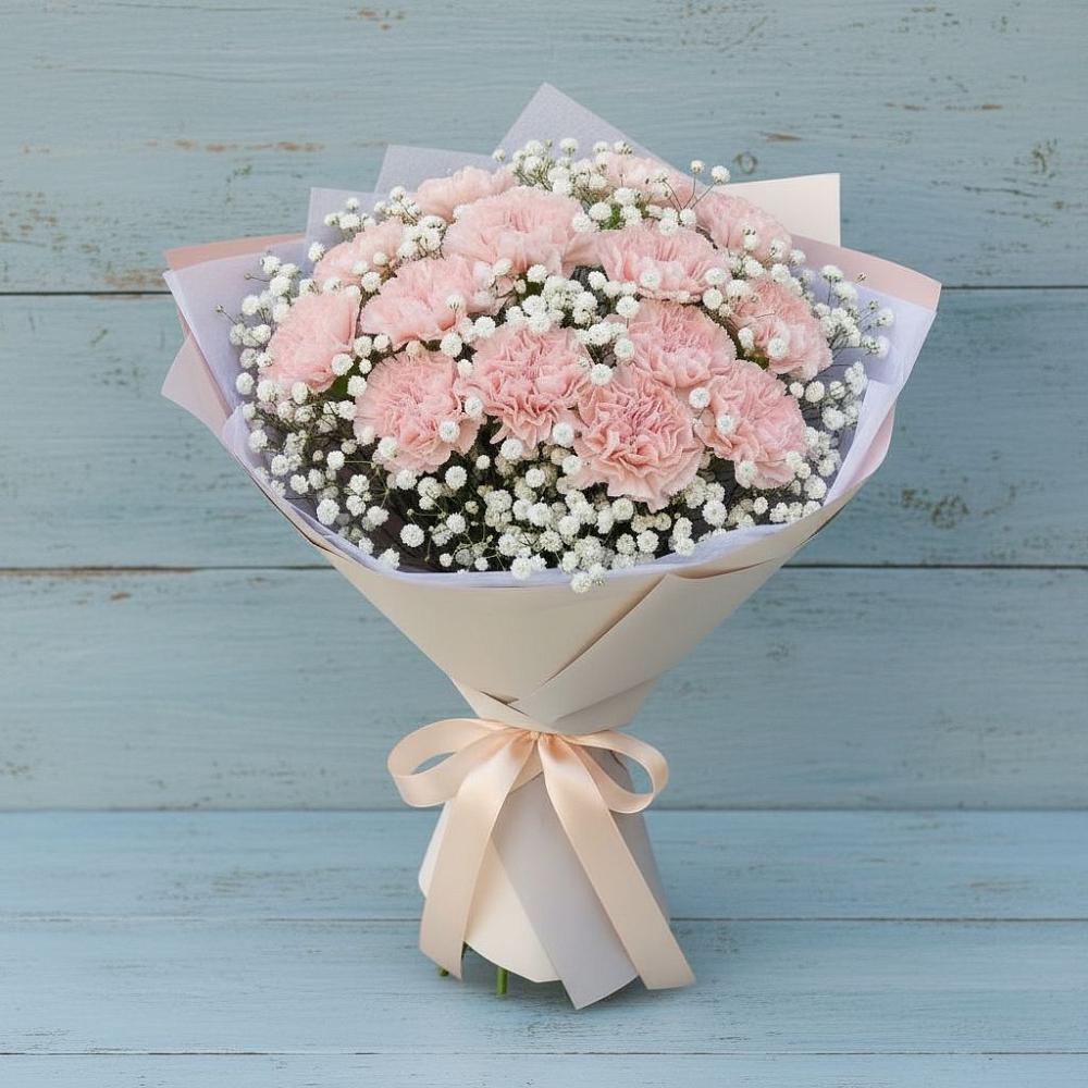 Букет цветов из: Гвоздики в Осеченки