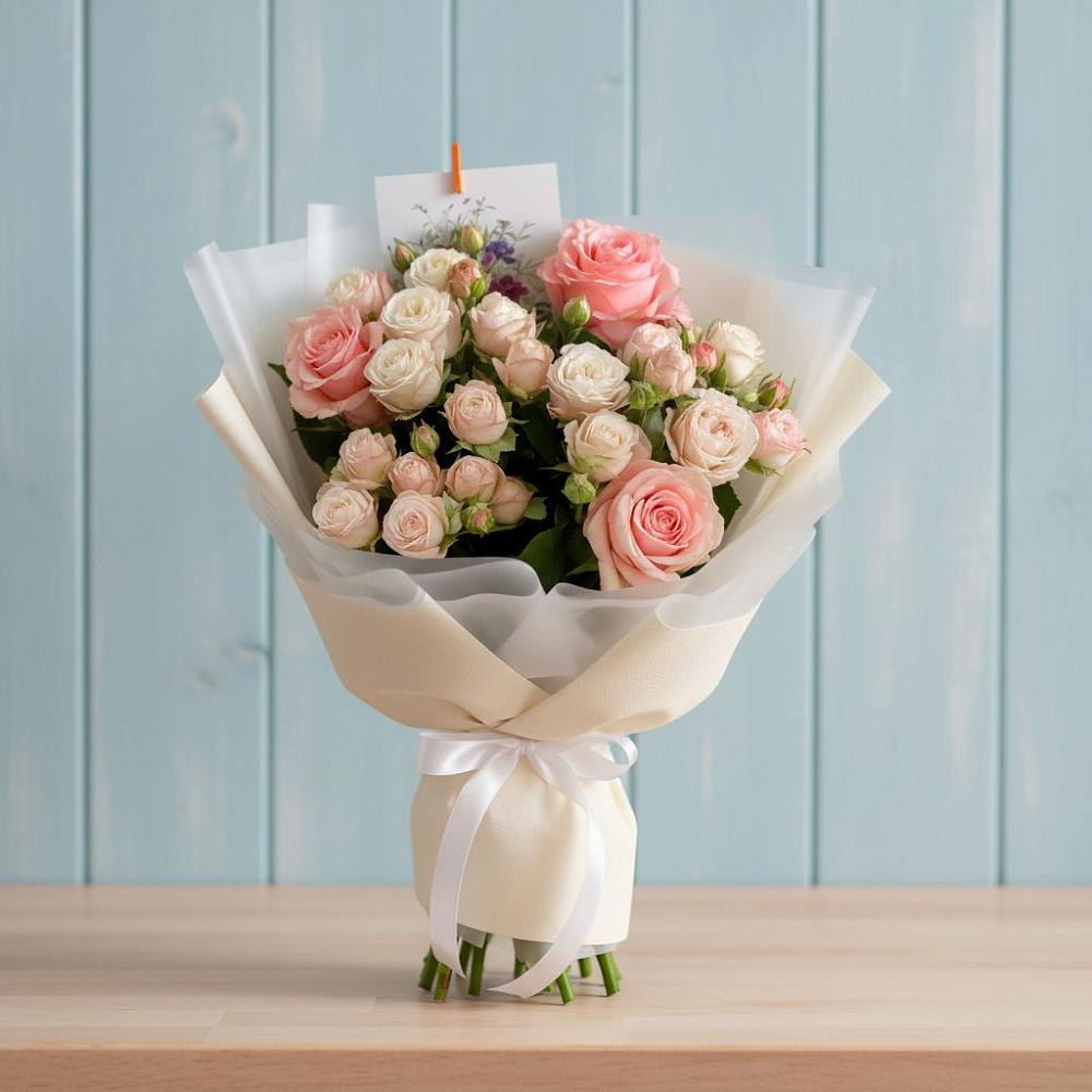 Букет цветов из: Розы в Осеченки