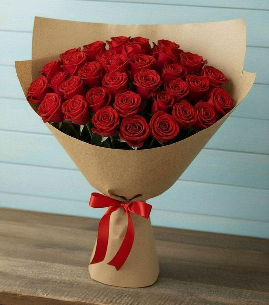 Букет Красные розы Милано в Осеченки