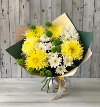 Букет цветов из:  Хризантемы #REPLACE_PRED# Осеченки