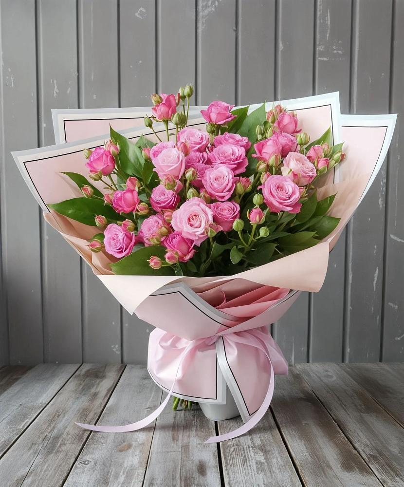 Букет Розовый кустик в Осеченки