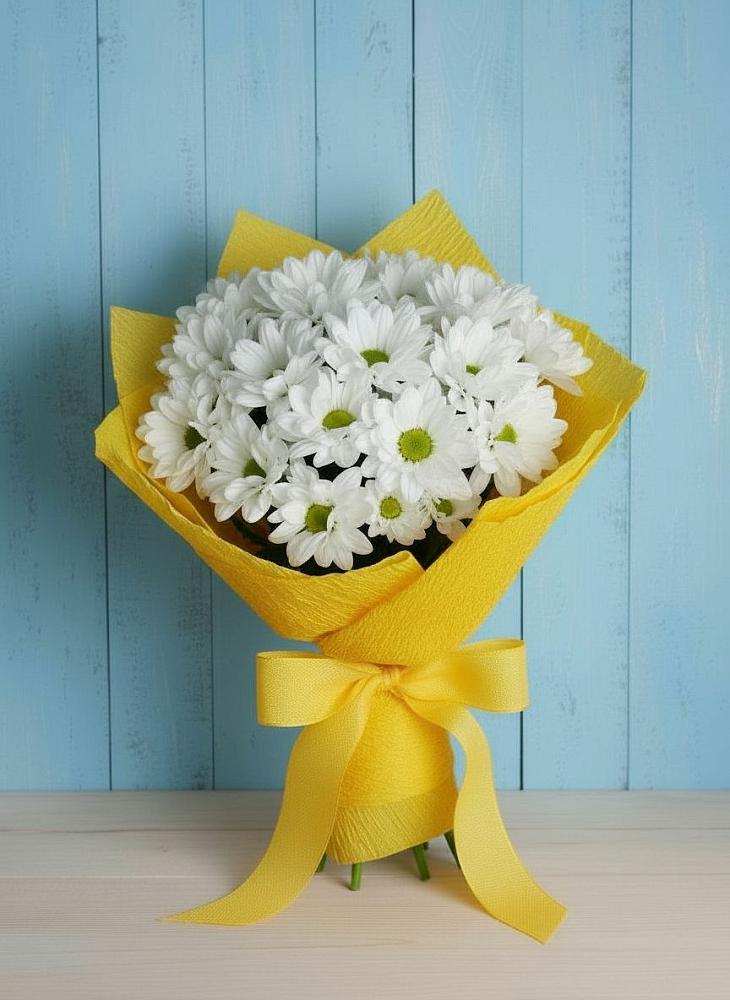 Букет цветов из: Хризантемы в Осеченки