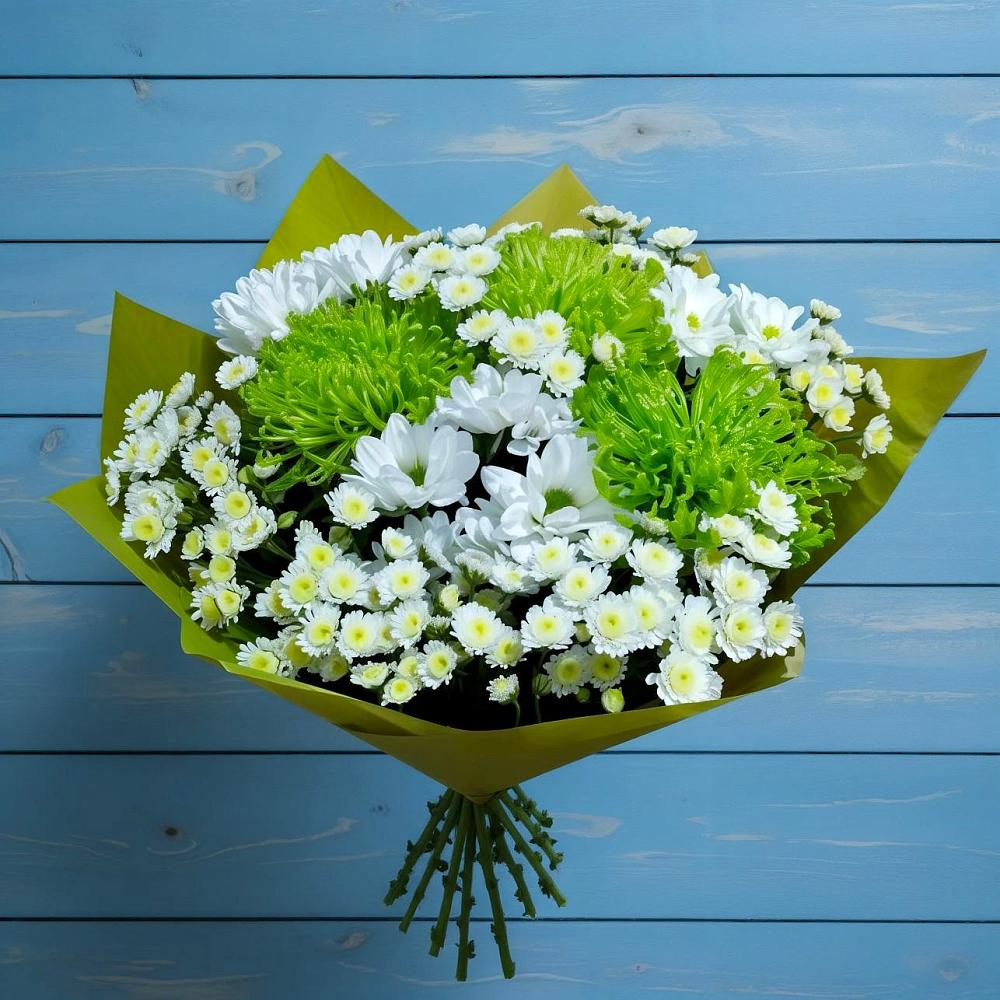 Букет цветов из: Хризантемы в Осеченки