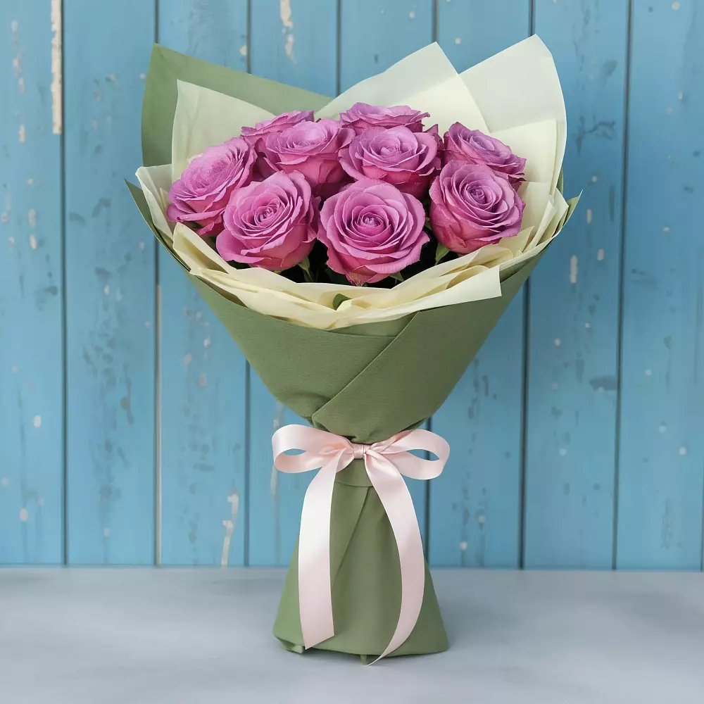 Букет Розы Фёрст Леди в Осеченки