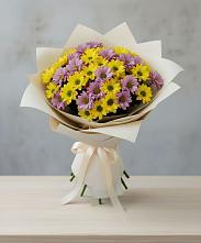 Букет цветов из:  Хризантемы в Осеченки