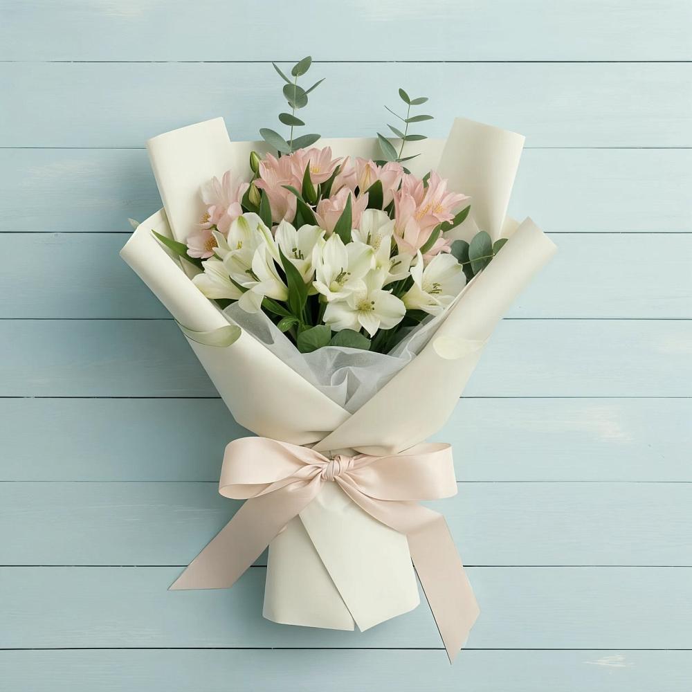 Букет цветов из: Альстромерии в Осеченки