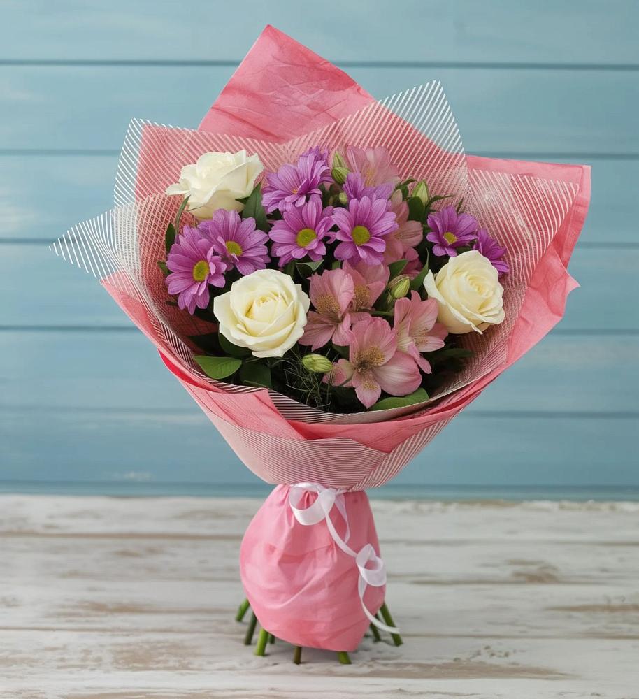 Букет цветов из: Герберы в Осеченки